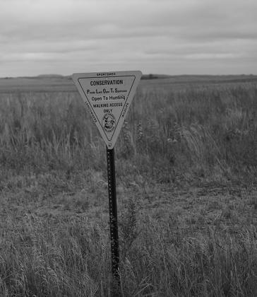 PLOTS is a voluntary agreement between the private landowner and Game and Fish which allows walk-in public access for hunting on private land. Photo courtesy of the North Dakota Game and Fish Department