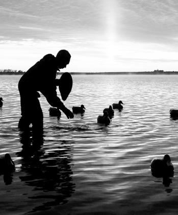 There are some basic safety practices that every waterfowl hunter should adopt, especially when firearms and water are involved. Photo by Ashley Peterson, NDGF.