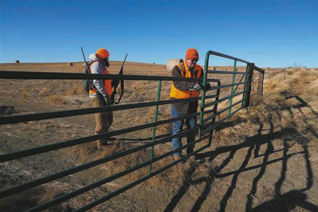 Gun safety is important for all hunters. Photo credit: Ashley Peterson, NDGF