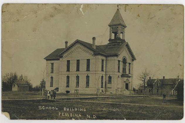 Pembina School – c.1900 Source: SHSND – 10737-00108
