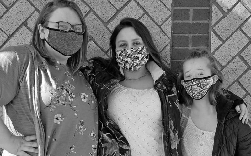 Pictured: From left to right Emma Barta, Jayden Sherrill, Siobhan Kissee. Photo submitted by Jamie Rarick