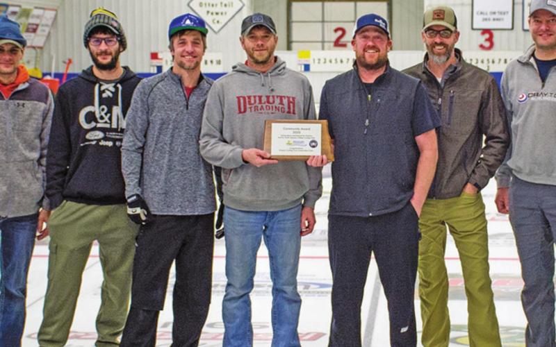 Pictured above left to right are award recipents: Braeden Weimer, Brandon Weimer, Brandon Patterson, Andy Grzadzieleski, Tom Grzadzieleski, Tom Halcrow, and Blake Johnson. Photo courtesy of Krystal Wilson Photography