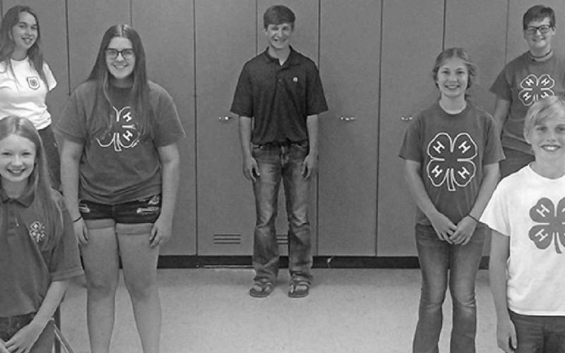 Pictured from left to right : Front: Emersen Helgoe, Owen Crosby Middle: Lydia Gauthier, Graesen Helgoe Back: Nora Crosby, Noah Helgoe, Madilyn Gauthier. Photo submitted by Kari Helgoe