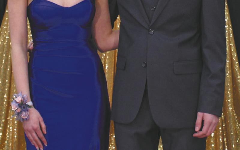 Jocelyn Vold escorted by Carsen Gunderson