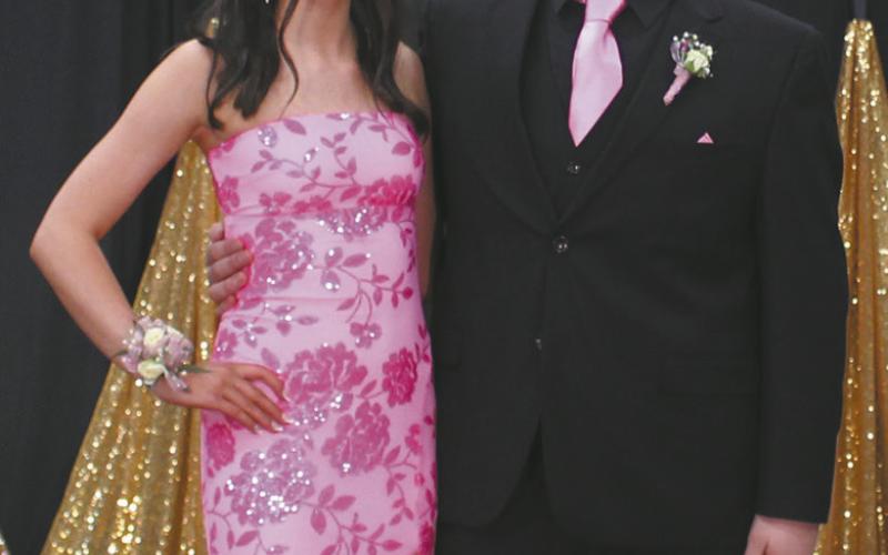 Milla Fagerholt escorted by Praise Chairez