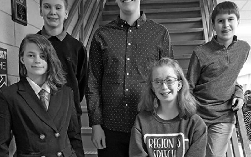 Pictured above Front (L to R) Stephanie Kissee and Siobhan Kissee. Back (L to R) Quinn Passa, Ian Peterson, and Loki Sylskar. Photo provided by Jamie Rarick