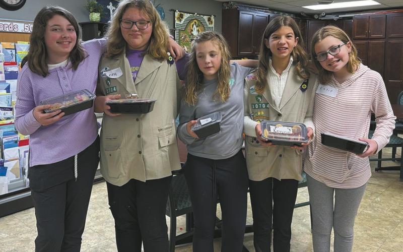 Girl Scout Troop #30704. Photo by Loneta Jonasson.