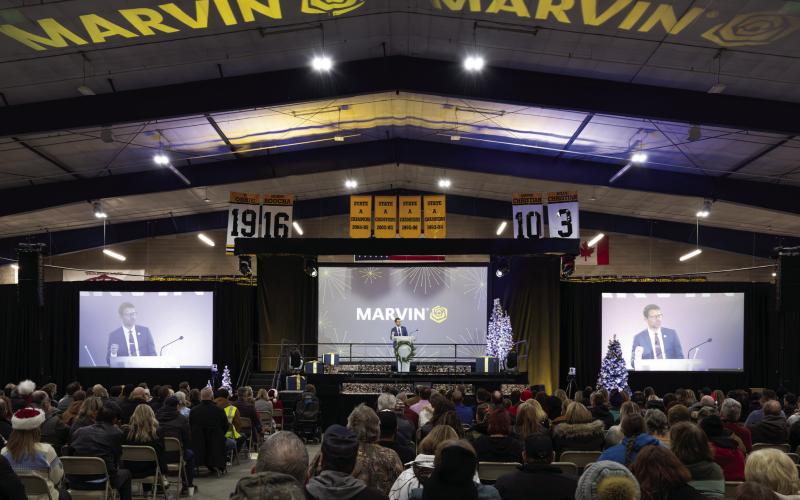 Marvin shares record profi ts with  employees at 2023 Annual Meeting