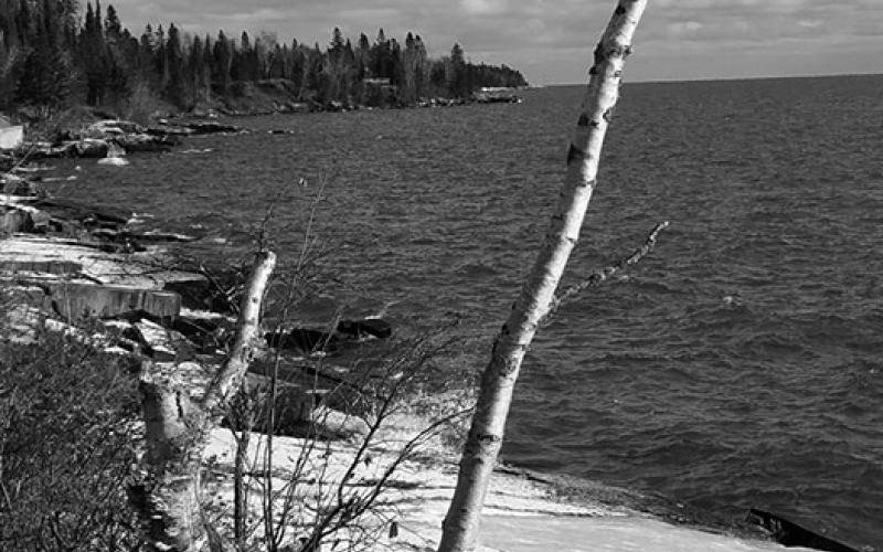 Picture taken seven years ago on the North Shore of Lake Superior in November. Photo by Mike Allen Steinfeldt