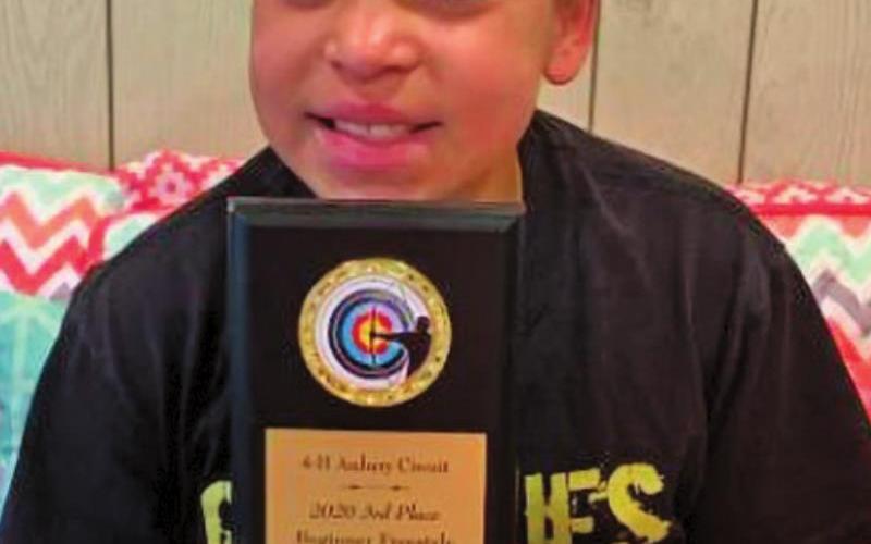 Aliyah Williams 2020 Third Place Beginner Freestyle. Photo submitted by Kari Helgoe