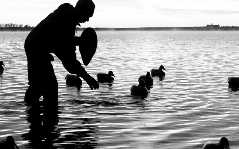 There are some basic safety practices that every waterfowl hunter should adopt, especially when firearms and water are involved. Photo by Ashley Peterson, NDGF.