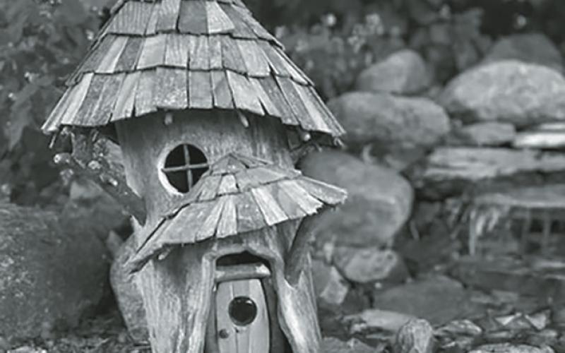 One of the ‘folk homes’ created by Kim Eslinger. Submitted photo.