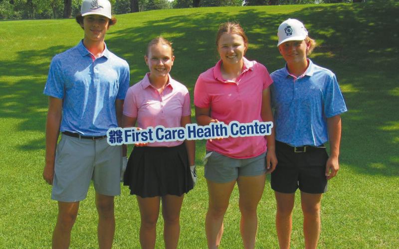 3rd Place – Grafton Drug (L-R): Noah Troftgruben, Madi Bernhoft, Nora Wharam, Connor Bernhoft.