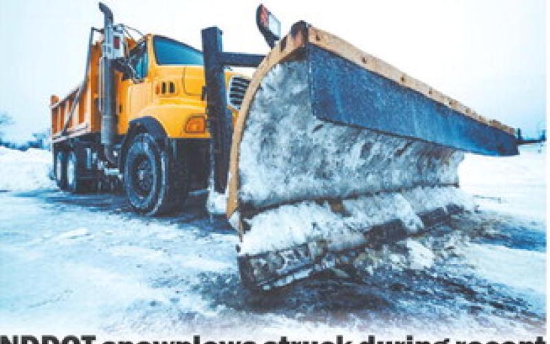 NDDOT snowplows struck during recent snow event