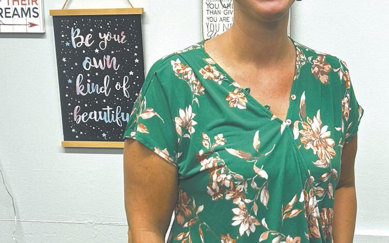 Ms. Gunderson, the new elementary and middle school principal. Photo by SueZahn O’Neil