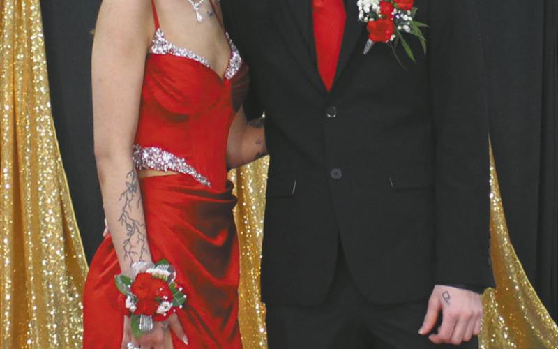 Kaylee Hicks escorted by Trypp Castillo