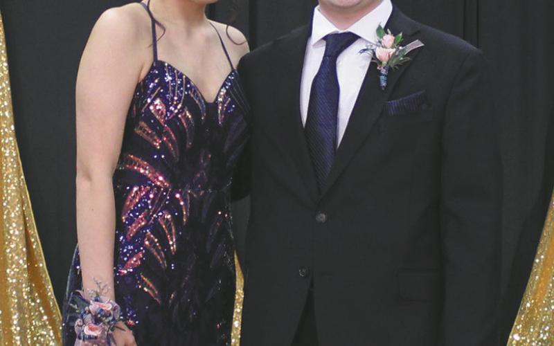 Justyce Wallery escorted by Braydon Hileman