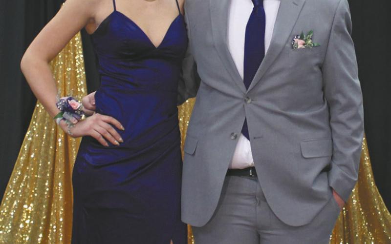 Abby Ryun escorted by Kyler Lizakowski