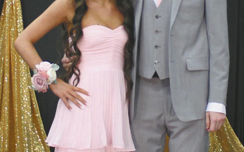 Mikala McCoy escorted by Luke Novak