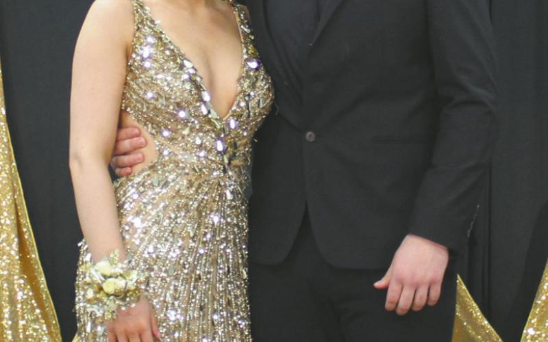 Hope Patterson escorted by Kade Schafer