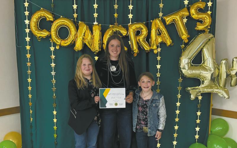 Livestock Top Club Little North. Bailey Samuelson, Gracee Thorlakson, Peyton Samuelson. Submitted photo