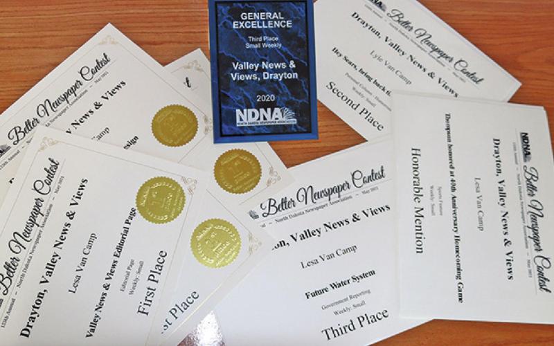 Valley News &amp; Views earns Third Place General Excellence award