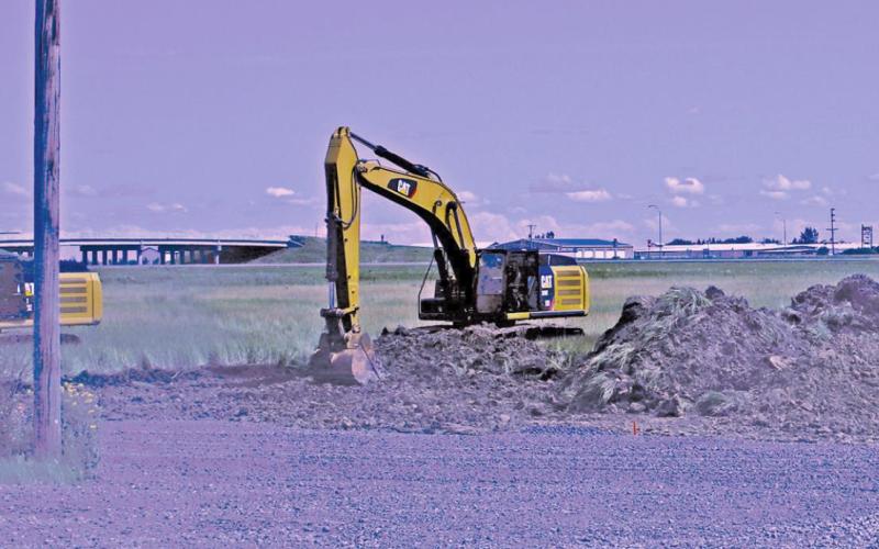 Love’s Travel Stop broke ground last year. VNV Photo submitted by Lesa Van Camp