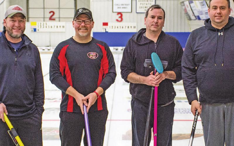 Third Event winners Chad Pederson rink, Fargo, ND (L-R): Shad Thurlow, Joe Vesel, Travis Borowicz, Chad Pederson.
