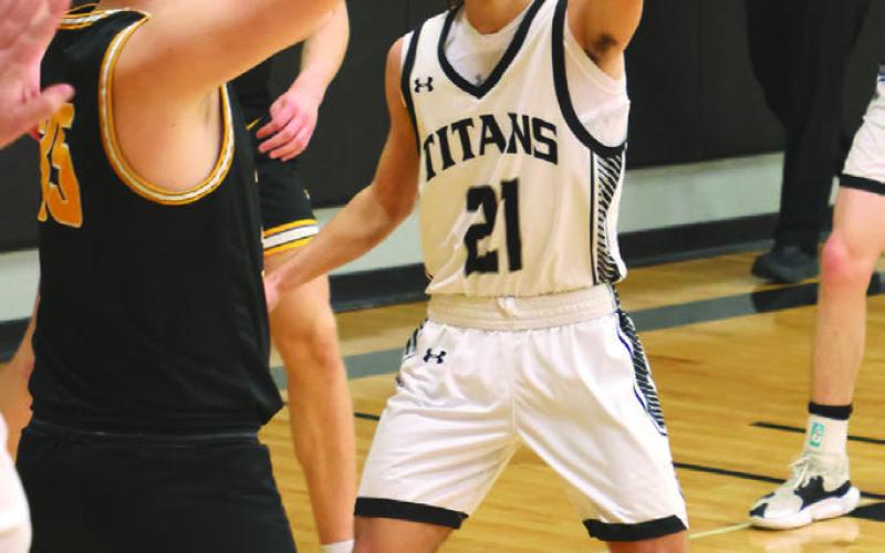 Trenton Keena concentrates on defense against Northern Cass.