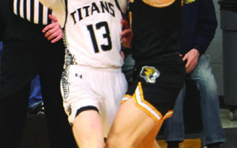 Connor Hurtt looks for an open Titan.
