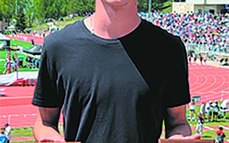 Brady Reilly took fourth in the 200 meter dash and seventh in the 4X200 relay. Submitted photo