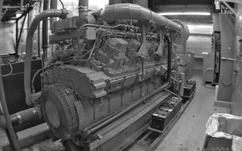 2000 Horsepower Diesel Engine used for Auxiliary Power. Photo submitted by Clint Van Camp