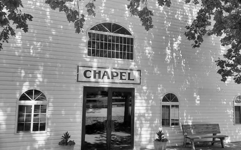 The chapel at Lakewood Park Bible Camp. Photo by Clint Van Camp.