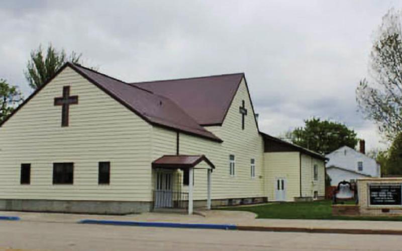 Drayton finds some church parking areas still just as empty as their churches. There is a mix of parishes that have resumed services and those who remain closed for the safety of their elderly, high risk congragations. VNV Photo submitted by Lesa Van Camp