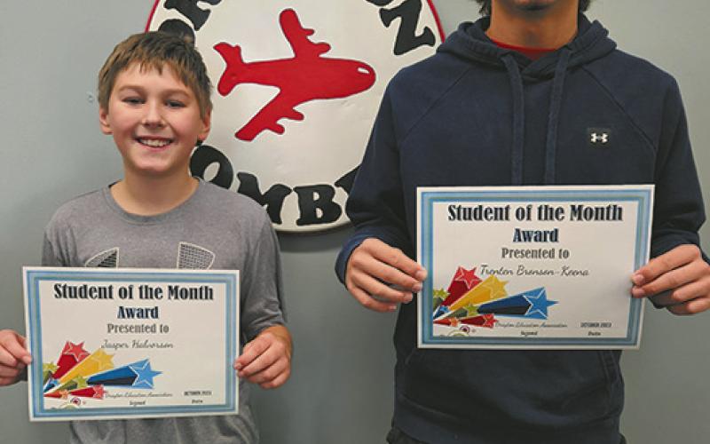 October Students of the Month at Drayton Public School