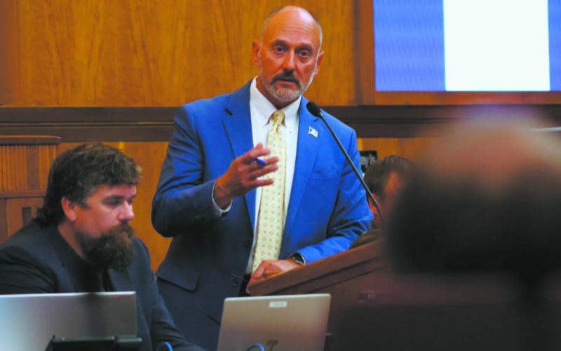 Joe Morrissette, director of the North Dakota Office of Management and Budget, speaks to lawmakers during a meeting of the Budget Section on June 25, 2025. (Michael Achterling/North Dakota Monitor)