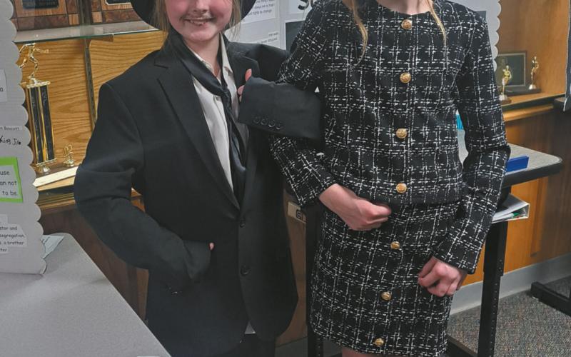 Martin Luther King, Jr. was portrayed by Suttyn Halvorson and Coretta Scott King was portrayed by Jemma Nord. Photo by Christine Jensen