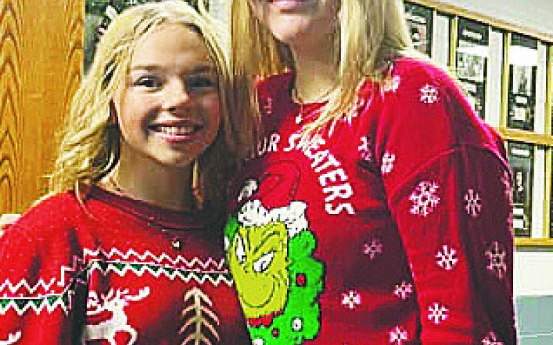 Hope Patterson and Alyvia Quibell. Photo from Lauri Logsdon.