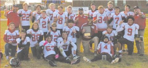 North Dakota 6-Man Football State Champions, the Drayton Bombers. Photo by Jamie Rarick.