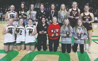 Region 2 Girls Basketball All-Region named