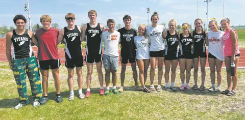 Left to Right: Mason Pollestad, Sam Kittleson, Carter Oberg, Jack Langerud, Carter Johnson, Brady Reilly, Reese Fering, Elizabeth Fedje, Alyssa Hoyles, Greta Burrell, Jocelyn Vold, Violet Hoyles, Rosalyn Fedje. Not pictured Milla Fagerholt. Submitted photo