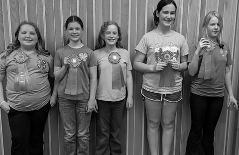 l to r - Lainy S., Chloe H., Ruby M., Naomi S., Stella N. Submitted photo