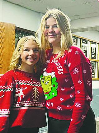 Hope Patterson and Alyvia Quibell. Photo from Lauri Logsdon.
