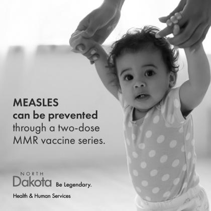 As measles cases grow in the U.S. and abroad, HHS reminds North Dakotans routine vaccination offers protection