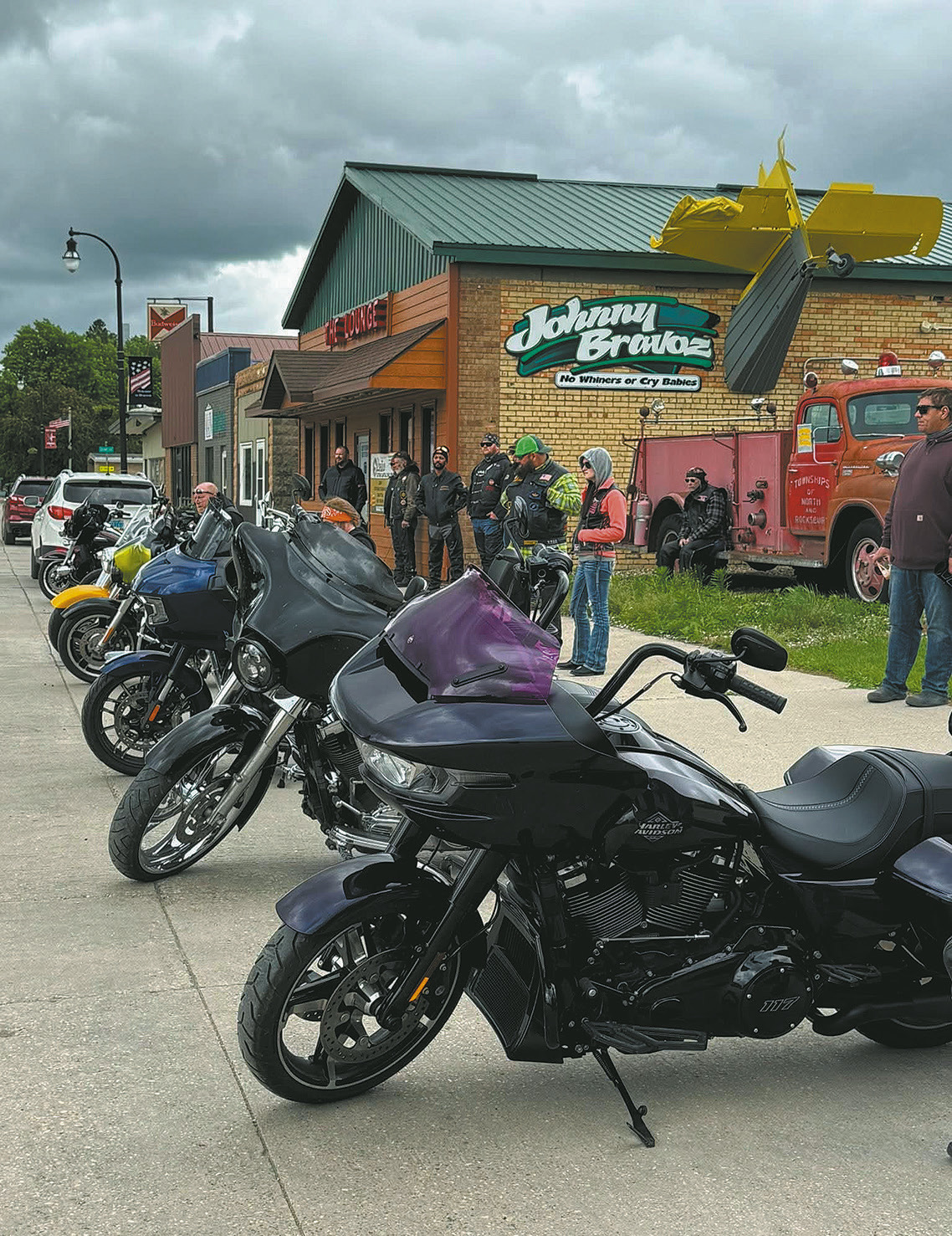 The ride started and ended at Johnny Bravos in Drayton. A prime rib dinner was served, catered by Hooked Up Catering of Thief River Falls, Minn. Submitted photo