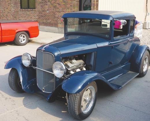 Greg and Lisa Andreen’s Ford hot rod at the car show Thursday evening. VNV photo by Lyle Van Camp.