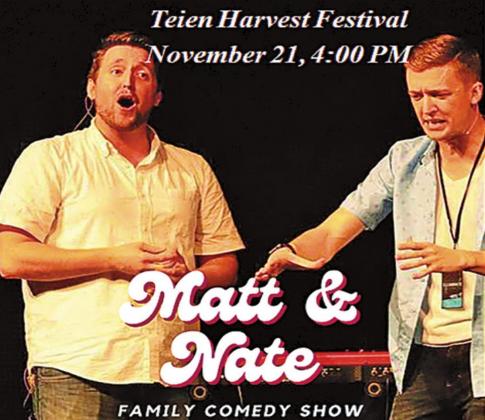 Matt and Nate Aufenkamp (sons of Pastor Leroy and Bev Aufenkamp) to perform at the Teien Covenant Harvest Festival. Photo submitted