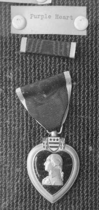 Orsund’s Bronze Star and Purple Heart. Photos by Christine Jensen.