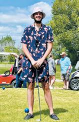 Parker Olson was voted the tournament's best dressed. Photo by Lauri Logsdon.