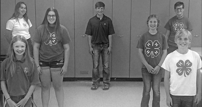 Pictured from left to right : Front: Emersen Helgoe, Owen Crosby Middle: Lydia Gauthier, Graesen Helgoe Back: Nora Crosby, Noah Helgoe, Madilyn Gauthier. Photo submitted by Kari Helgoe